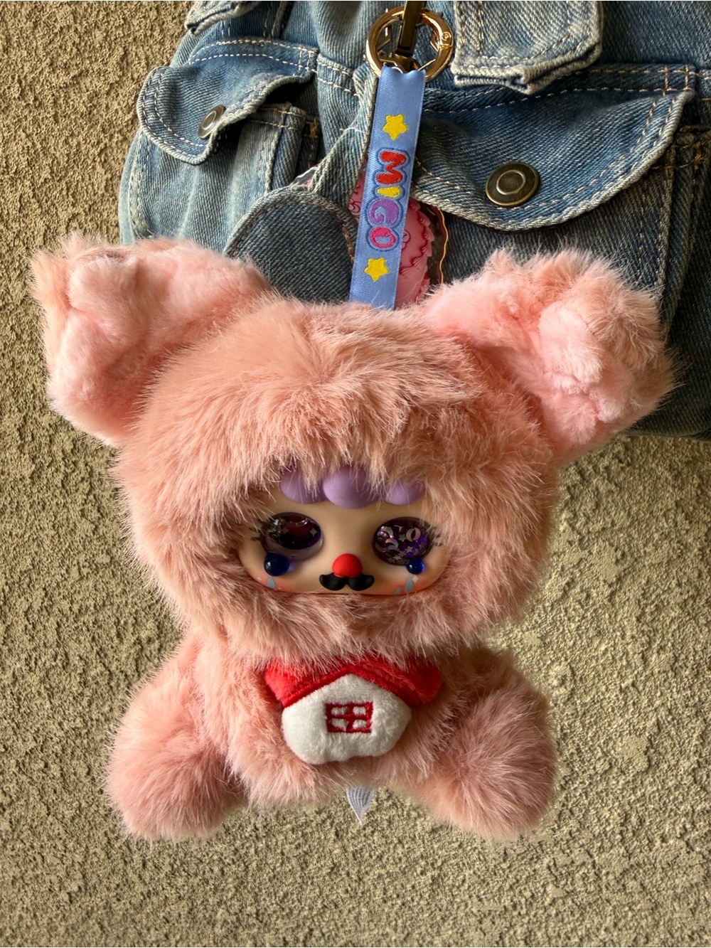 MIGO LITTLE PIG’s HOUSE KEYCHAIN